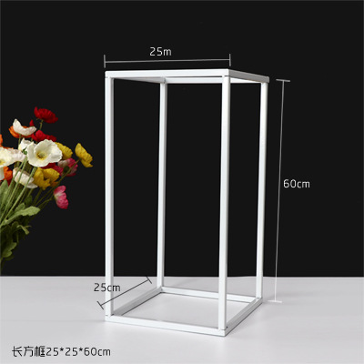 Marco rectangular de 60cm de alto Blanco (extraíble)