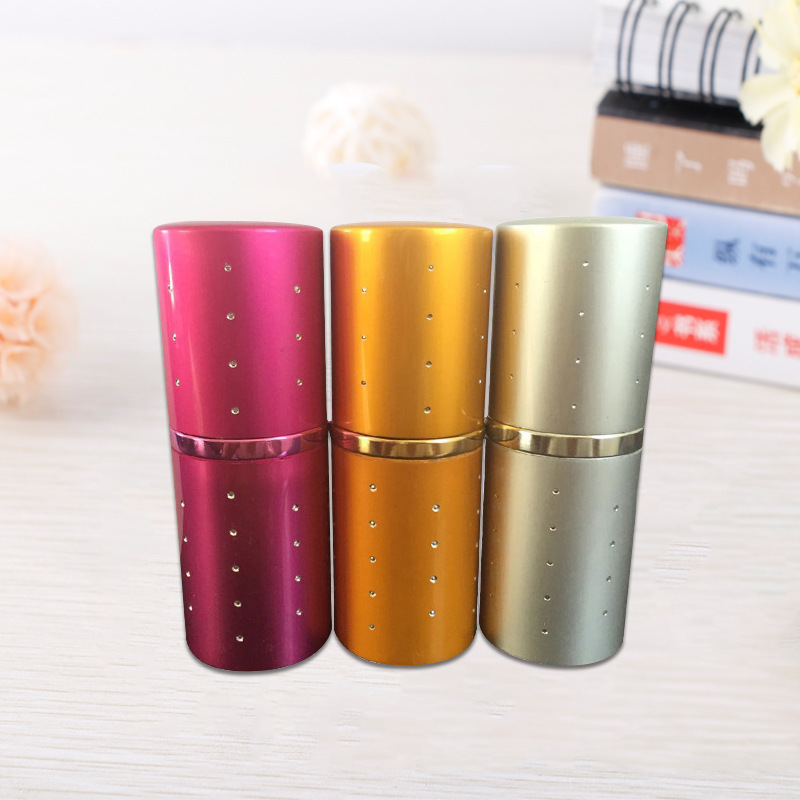 30ML电化铝香水樽 分装散装金属钻点香水管 可充式香水瓶