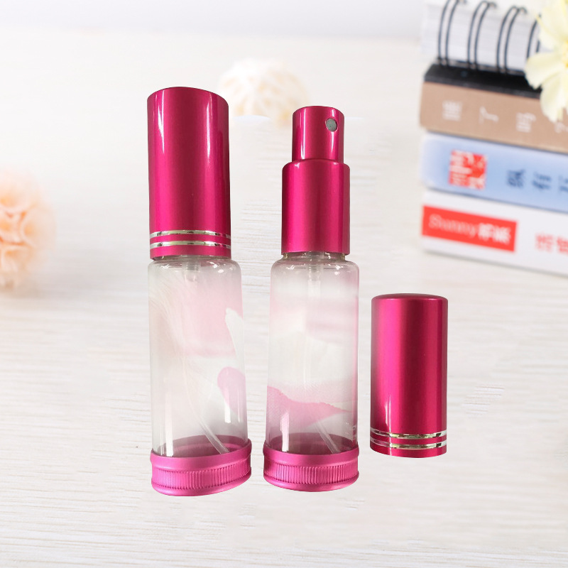 厂家供应30ML玻璃香水瓶，香水喷雾瓶 氧化螺口拉管瓶铝制喷雾器