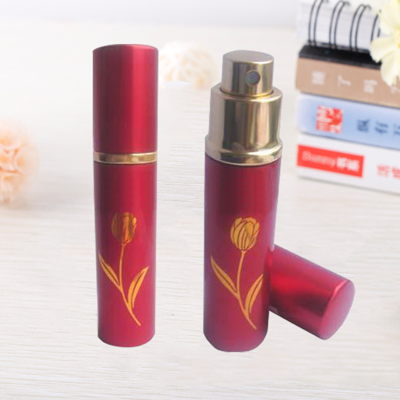 厂价直销 电化铝香水管 圆柱形香水管 分装旋转可充式香水瓶