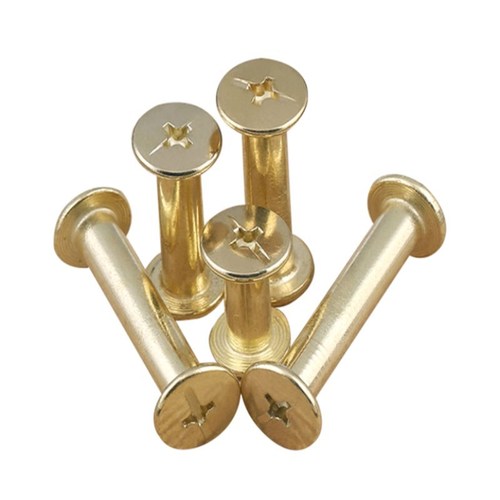 Mother and father screws to lock mother and father rivets, hanging almanac picture album notebook screws, iron nickel-plated iron copper-plated stainless steel 304