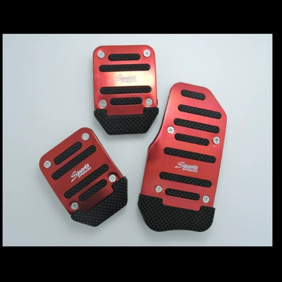Dekorativ pedal başlıqları automatic gear/brake pedal/non-slip