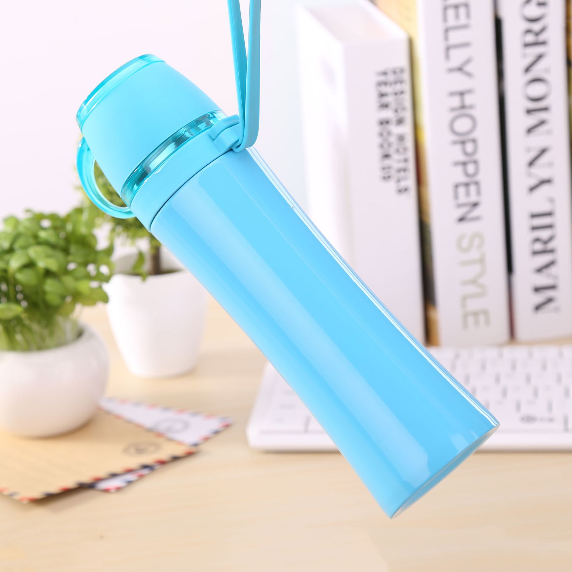 Haobang 2021 nueva taza de vacío de acero inoxidable taza de acompañamiento creativo taza de agua rebote taza recta taza pareja taza