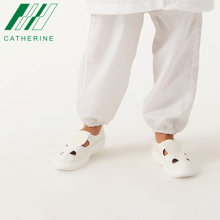 凯撒琳工厂直销无尘防静电鞋四孔PU鞋（量大从优）