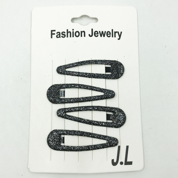 Horquilla con lentejuelas estilo coreano, pinza BB de colores, horquilla linda para bebés y niños, pinza lateral para flequillos femeninos.