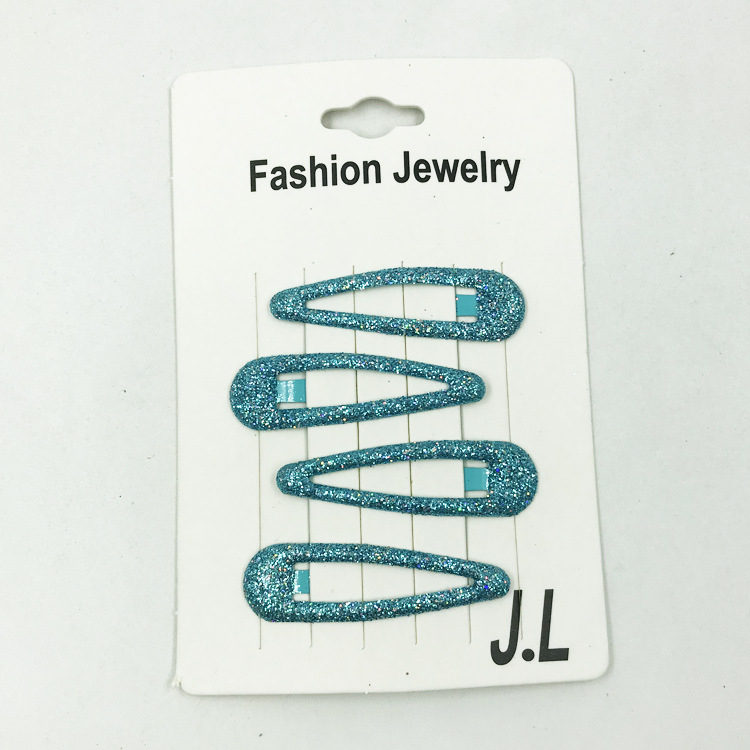 Horquilla con lentejuelas estilo coreano, pinza BB de colores, horquilla linda para bebés y niños, pinza lateral para flequillos femeninos.