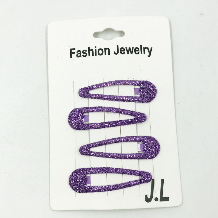 Horquilla con lentejuelas estilo coreano, pinza BB de colores, horquilla linda para bebés y niños, pinza lateral para flequillos femeninos.