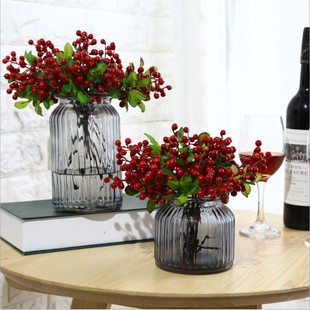Single acacia bean simulation berry simulation flower simulation plant flower arrangement accessories small berry blueberry