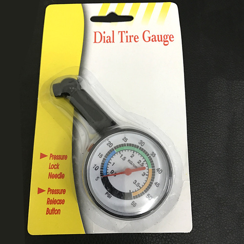 Auto supplies mini pointer type high-precision metal tire pressure gauge deflated tire pressure gauge tire pressure monitoring