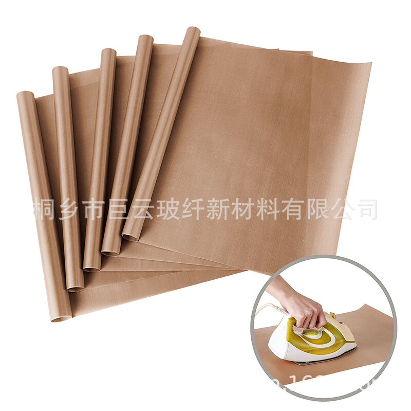 Non-stick Safety Teflon High Temperature Resistant Oilcloth Baking Paper Non-stick Cloth Heat Transfer Cloth Heat Press Cloth