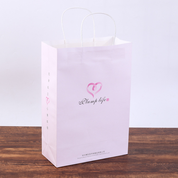 厂家礼品购物纸袋专做 手提牛皮纸袋实用外卖打包袋制定印刷logo