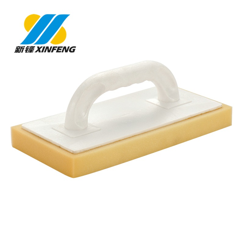 厂家供应 塑料砂块 塑料白色抹泥板五金工具 刮墙工具