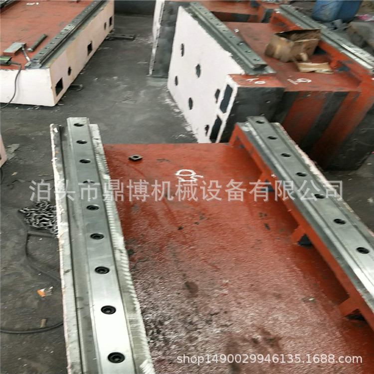机床机座 机床工作台 线轨装配 机床底座铸件厂家 滑台底座生产