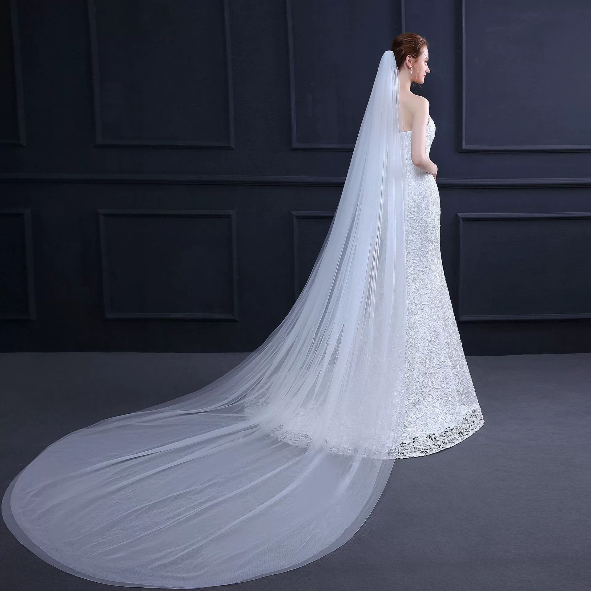 Long wedding dress, lace accessories, wholesale, European style