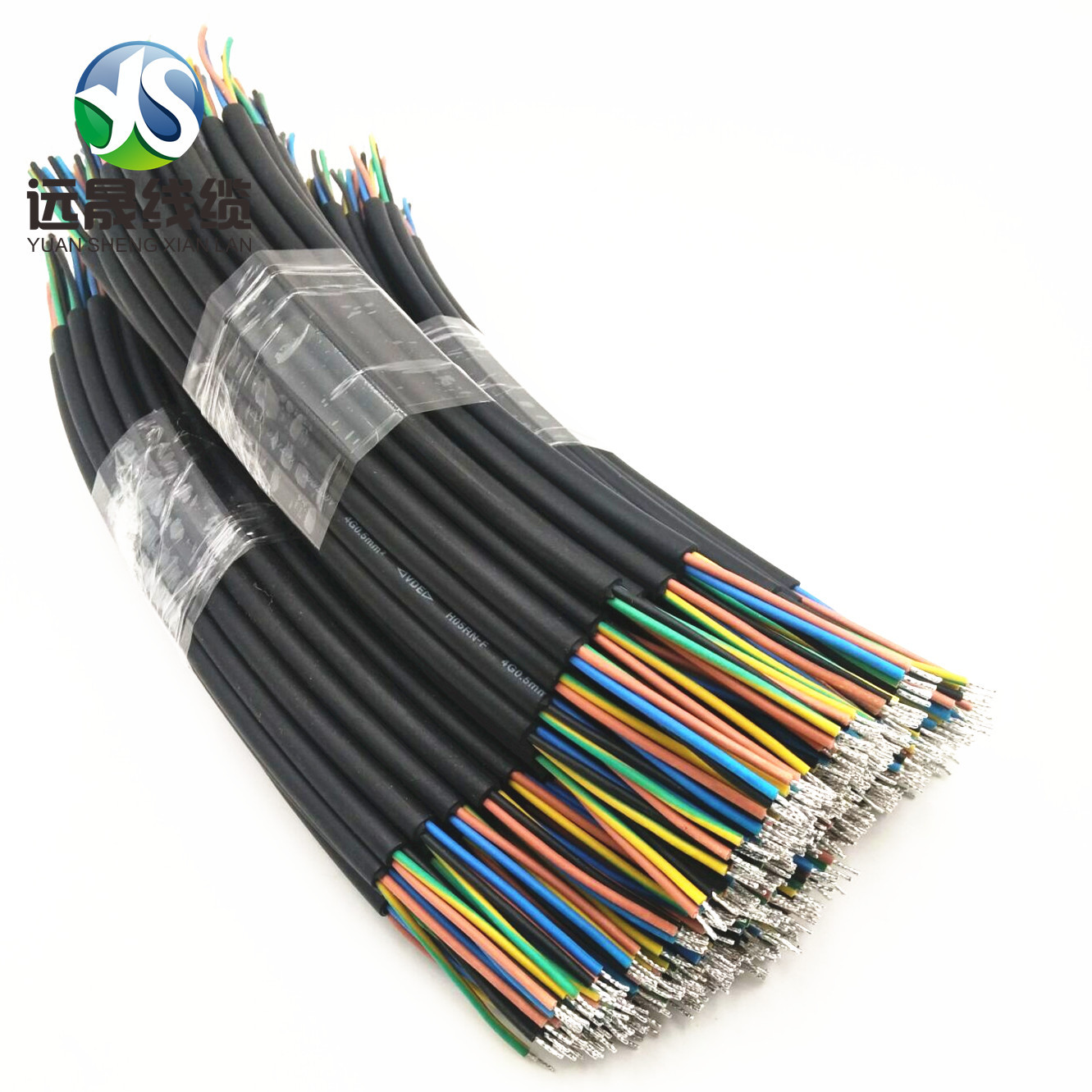 4芯橡胶线H05RN-F4G0.5平方棕蓝黑黄注绿耐温线材电线户外专用