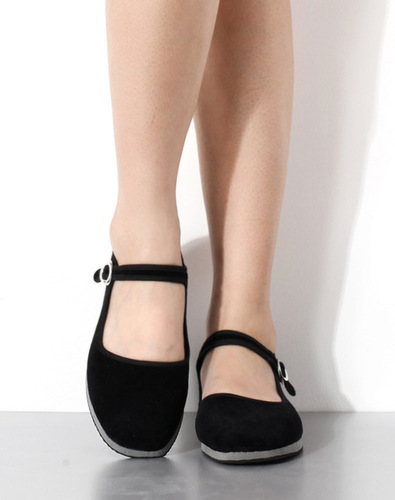 Dance shoes, canvas shoes, flat, ethnic dance shoes, modern old Beijing square dance shoes, women's Jiaozhou shoes wholesale 1004