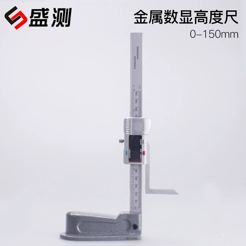 Metal digital height gauge electronic height vernier caliper marking ruler 0-150mmE18