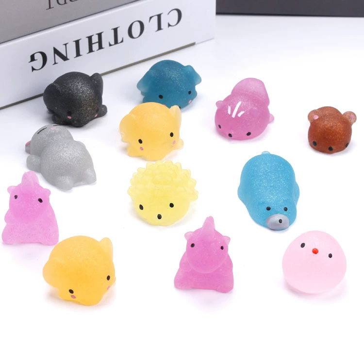 Мягкая антистресс игрушка-сквиши, 4 см, разные животные дизайны
