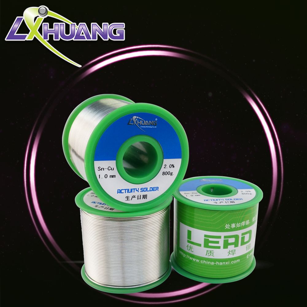 厂家直销 无铅高温环保锡丝锡线 800g 少烟低渣0.7Cu无铅焊锡丝