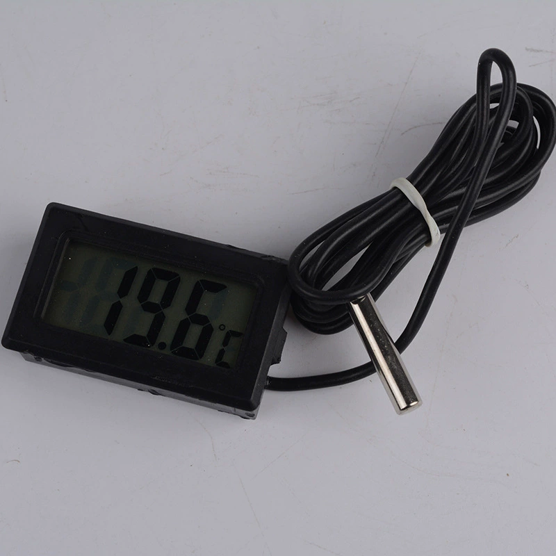 Производитель электронный термометр с зондом, инкрустированный цифровым дисплеем, термометр для аквариума, цифровой термометр