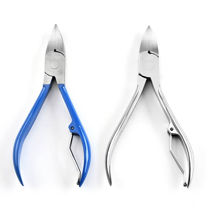 Exfoliating nail scissors stainless steel for manicure
