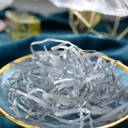 Raffia wholesale wholesale paper silk gift box packaging wedding candy box filling colorful decorative shredded paper silk shredded confetti strips