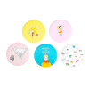 Cartoon round handheld mirror, Birthday gift