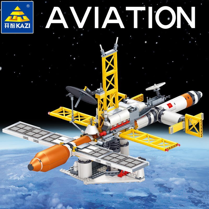 KaiZhi - Bloques de Construcción de Modelos de Cohetes Espaciales, Satélites y Naves Espaciales, Juguetes Educativos de Ciencia y Tecnología para Niños image 3