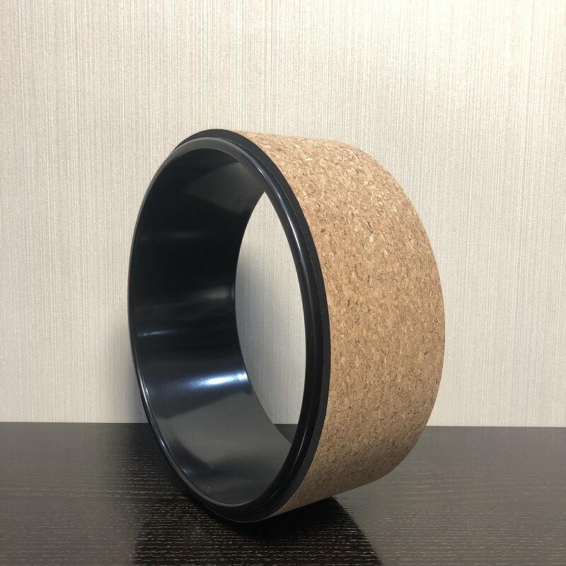 Factory sale ABS Cork yoga wheel back bend equipment Dharma wheel yoga studio use yoga beginner AIDS