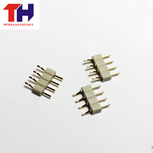 排母连接器 2.54\2.0\1.27单排双排排母 4P高温PPS折弯贴片插针