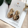 Metal accessory, earrings, goods, European style, wholesale