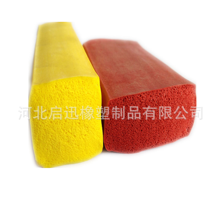 供应20*20方形硅胶密封条 硅胶发泡密封条 设备专用密封条