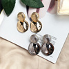 Metal accessory, earrings, goods, European style, wholesale