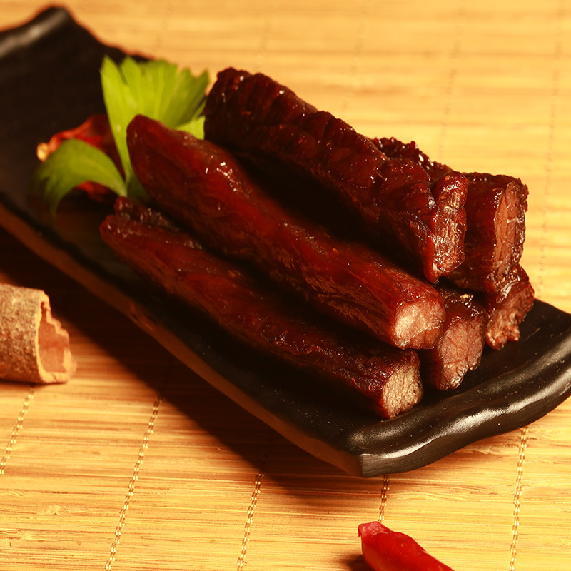 Factory wholesale Inner Mongolia air-dried meat snack bulk specialty hand-torn spicy pork jerky dropshipping one piece