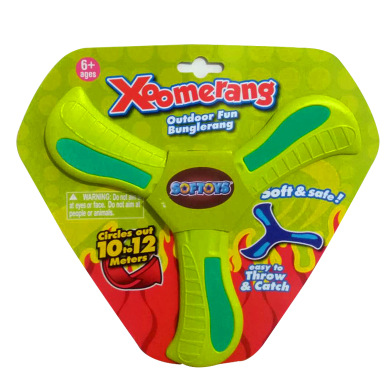 Eva boomerang de espuma, bumerismo de tres hojas, lanzamiento de disco suave volador, césped, juguetes deportivos al aire libre para niños al por mayor image 17