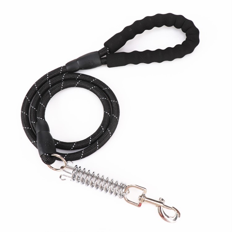 Cuerda redonda reflectante de primavera Negro