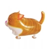 Walking yellow cat
