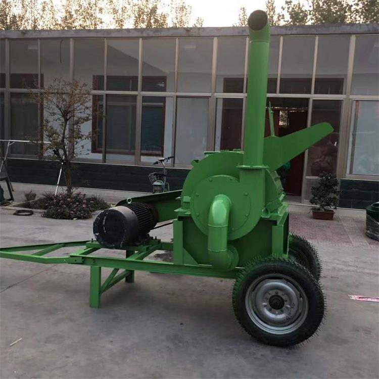 树枝粉碎机 柴油木材杂木粉碎机 移动双口木头秸秆木棒木块粉碎机