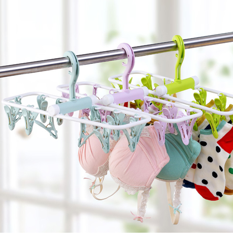 Creative windproof foldable hanger