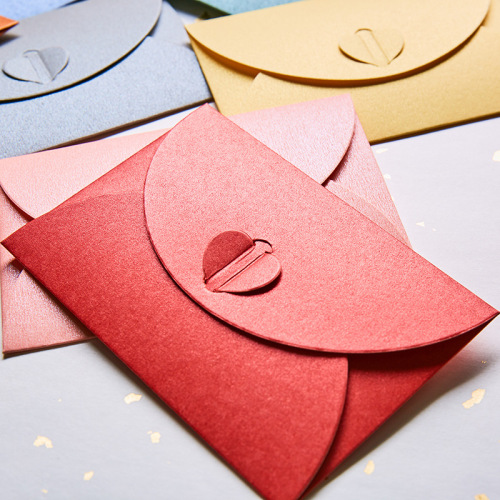 Pearlescent paper membership card envelope color MINI mini envelope DIY small envelope card issue
