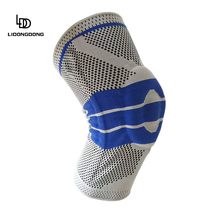 运动护膝专业健身男女篮球户外登山骑行保暖针织加压支撑膝盖护具