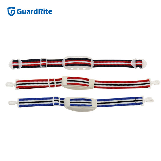 大量销售各规格尺寸安全帽配件下巴带松紧下巴带