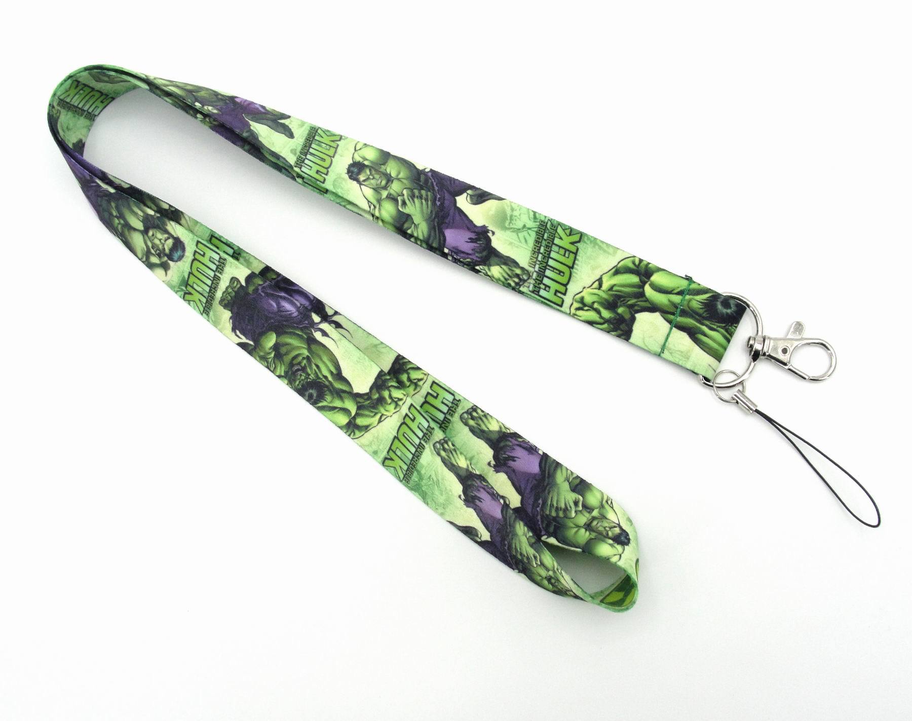 Captain America lanyards ID titular de la tarjeta etiqueta del teléfono móvil Lanyard Halter llavero Lanyard