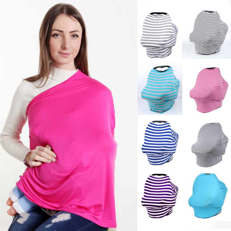 Multifunctional nursing towel going out NUESING SCARF baby car cover shopping cart dining car nursing towel modal