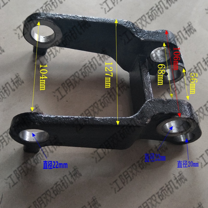 杭叉电叉轮架 脚轮承重轮轮架杭叉CBD15电动叉车前轮架承重轮支架