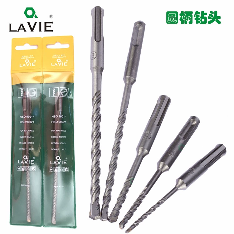 Ударная дрель, электрическая ударная дрель, две ямы, две канавки, садовая ручка, квадратная ручка через стену, цементная дрель, спиральная дрель, бетон, камень