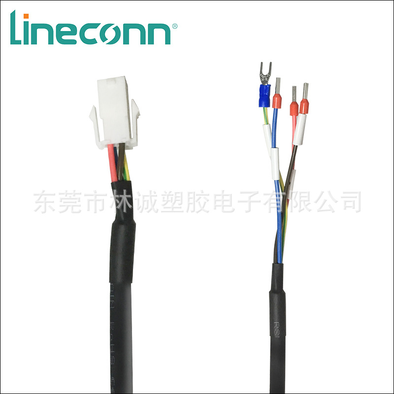 千万次拖链小功率伺服动力线,A4,A5,A6小功率动力线,Lineconn林诚