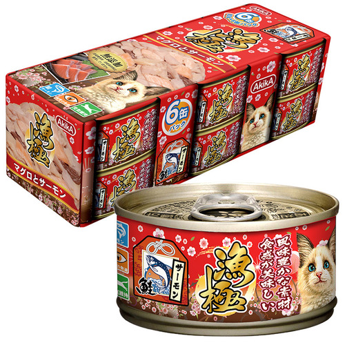 Japan's AkikA Yuji AY single can grain-free staple cat canned wet cat food 80g