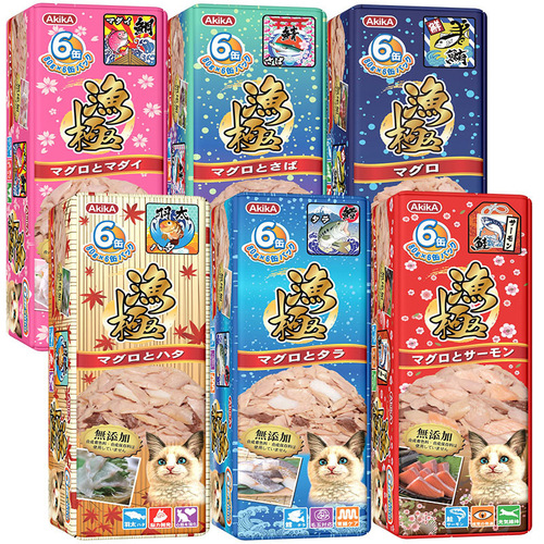 Japan's AkikA Yuji AY single can grain-free staple cat canned wet cat food 80g
