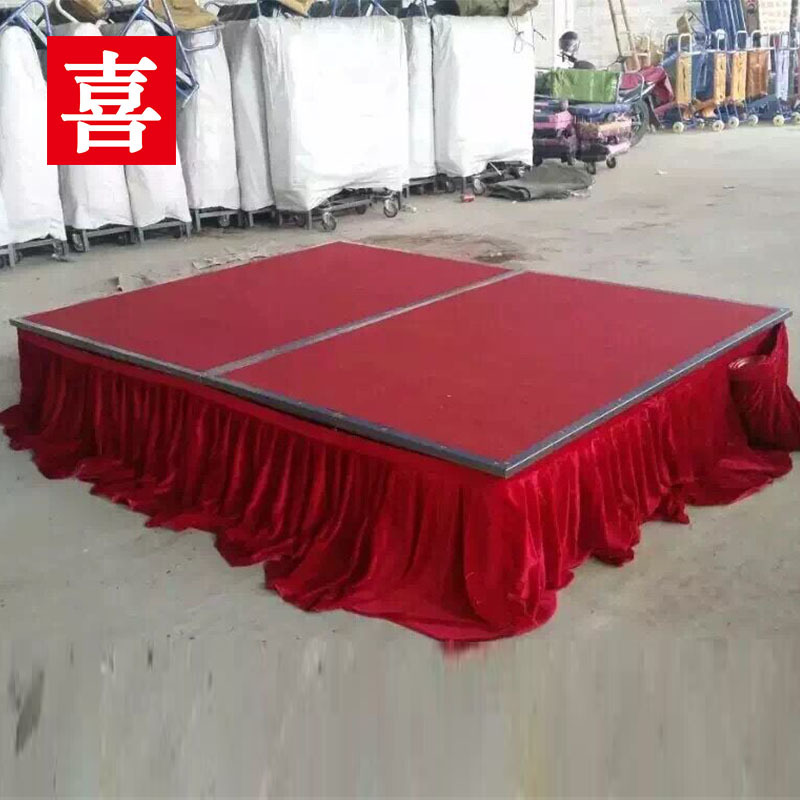 批发活动舞台 室内升降舞台婚庆户外演出雷亚舞台架 流动拼装